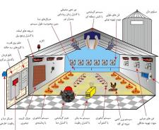 تصویر طراحی نقشه مرغداری